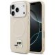 Etui Karl Lagerfeld Karl & Choupette Pins MagSafe do iPhone 17 Pro Max - beżowe