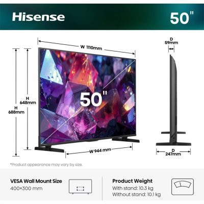 2. Telewizor 50" Hisense 50E7S PRO