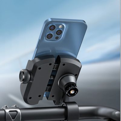 9. Uchwyt Joyroom JR-ZS431 na telefon na rower motocykl hulajnogę - czarny