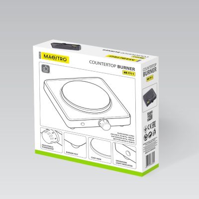 3. Kuchenka elektryczna jednopalnikowa 1000W MR-771-1 MAESTRO