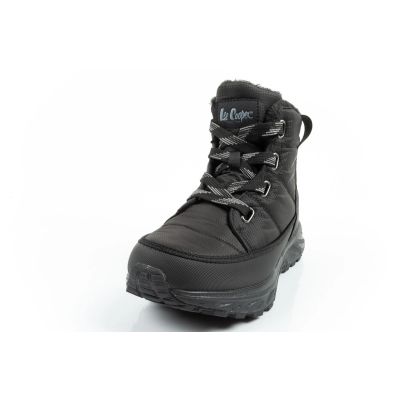 3. Lee Cooper buty sportowe damskie zimowe trekkingowe ocieplane czarne