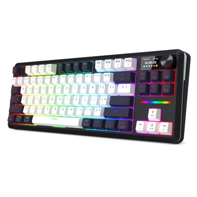 8. REDRAGON K746WB-RGB-PRO klawiatura USB + RF Wireless + Bluetooth Czarny