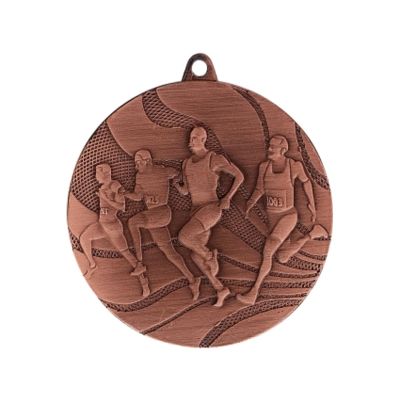 10. Medal brązowy- biegi - medal stalowy