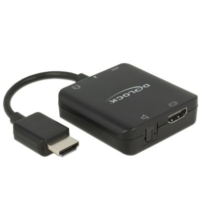 2. DeLOCK 63276 adapter kablowy HDMI Typu A (Standard) Czarny