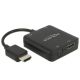 2. DeLOCK 63276 adapter kablowy HDMI Typu A (Standard) Czarny