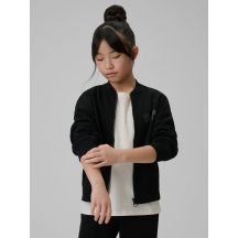 Bluza dresowa loose bez kaptura dziewczęca 4F 4FJRSS26TSWSF2626-20S