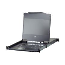 ATEN CL6708MW przełącznik KVM Możliwości montowania w stelażu Czarny