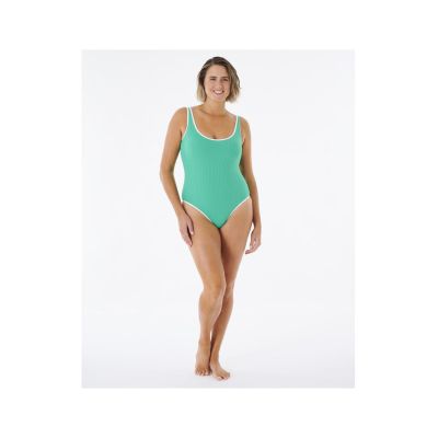 6. Kostium kąpielowy RIP CURL Premium Surf Cheeky One Piece zielony