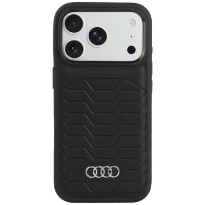 Etui Audi GT Synthetic Leather MagSafe na iPhone 18 Pro / 17 Pro - czarne