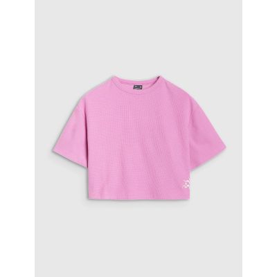5. Damski t-shirt crop top 4F 4FWSS25TTSHF1977-54S
