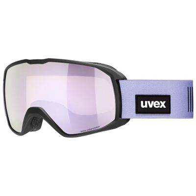 2. Uvex xcitd CV gogle do sportów zimowych Czarny Unisex Lawenda Soczewka sferyczna