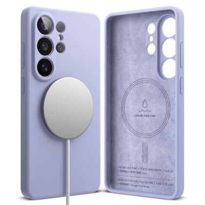 2. Etui Ringke Silicone MagSafe na Samsung Galaxy S26 Ultra - fioletowe