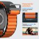 14. Pasek Pasek Spigen WBF1 na Apple Watch 44 / 45 / 46 / 49 mm - czarno-pomarańczowy
