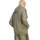 3. Bluza męska adidas Essentials 3-Stripes French Terry Hoodie oliwkowa KY4204