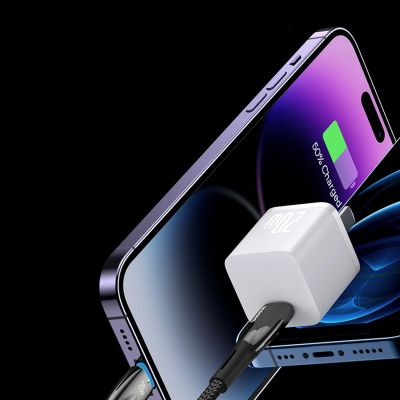 17. Kabel Baseus CADH000701 USB-C - USB-C PD 100W 5A 480Mb/s 1m - czarny