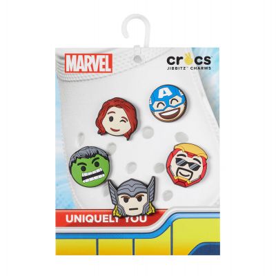 2. Przypinki Crocs Jibbitz™ Marvel Avengers Emojis 5 Pack 10010006