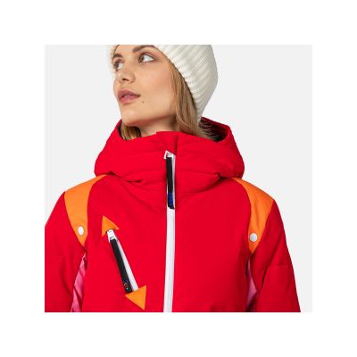 9. Kurtka Rossignol W Pilot Down Jkt czerwony
