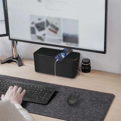 7. LogiLink KAB0077 organizator na kable Uniwersalne Skrzynka kablowa Czarny 3 szt.