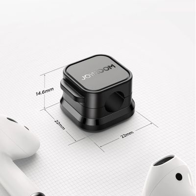 11. Organizer kabli Joyroom JR-ZS368 magnetyczny - czarny (6 szt.)