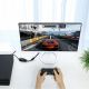 13. Ugreen kabel przewód przejściówka adapter jednokierunkowy z HDMI (męski) do VGA (żeński) FHD czarny (MM105 40253)