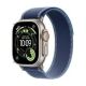 Apple Watch Ultra 3 GPS + Cellular 49mm Natural Titanium Case with Blue/Bright Blue Trail Loop - S/M