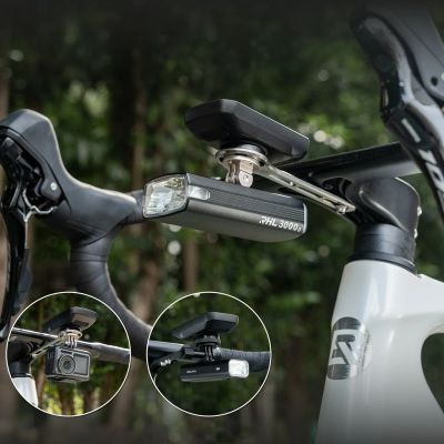 6. Uchwyt na licznik rowerowy Rockbros FK-307T stop tytanu - tytanowy