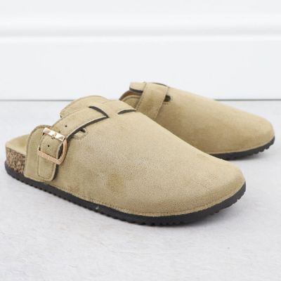 2. Klapki zamszowe Big Star W SS274738 INT2156B