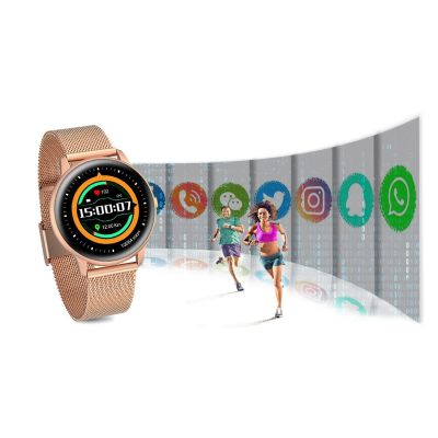 14. Damski SMARTWATCH G.Rossi SW015-4 Różowe złoto