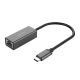 Adapter sieciowy Orico XC-R45-V1 USB-C do RJ45 Gigabit Ethernet 1 Gbps - czarny