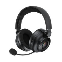 Słuchawki gamingowe Acefast H15 bezprzewodowe Bluetooth / 2.4 GHz / AUX z mikrofonem i podświetleniem RGB - czarne