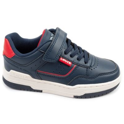 Levi's buty dziecięce sportowe John SE granatowe na rzep wygodne