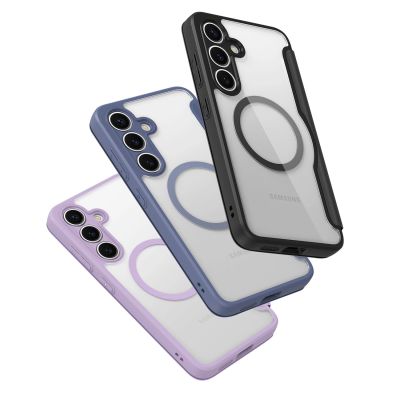 10. Etui Dux Ducis Skin X Pro na Samsung Galaxy S25+ z MagSafe i portfelem - czarne