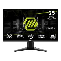 MSI MAG 255F E20 monitor komputerowy 62,2 cm (24.5") 1920 x 1080 px Full HD LCD Czarny