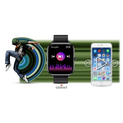 11. Smartwatch Giewont Czarny GW230-2