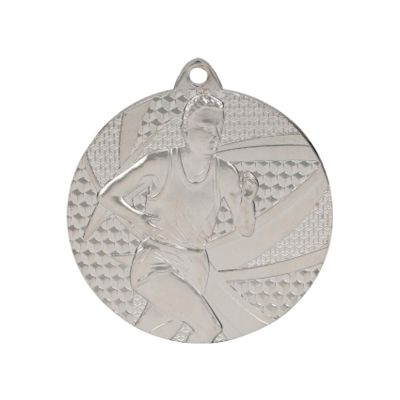 10. Medal srebrny- biegi - medal stalowy