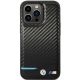 3. Etui BMW Leather Carbon na iPhone 13 Pro Max - czarne