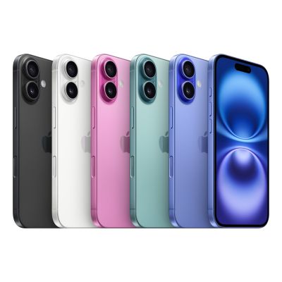 5. Apple iPhone 16 15,5 cm (6.1") Dual SIM iOS 18 5G USB Type-C 128 GB Różowy