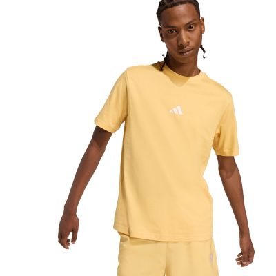 3. Koszulka męska adidas Essentials Small Logo Single Jersey żółta KT0561
