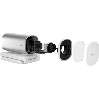 8. Kamera internetowa HP 960 4K Streaming Webcam USB srebrna 695J6AA