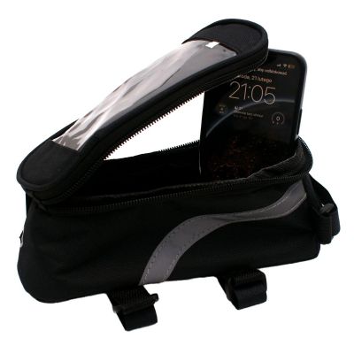 8. SAKWA TORBA ROWEROWA NA RAMĘ Z ETUI NA TELEFON XQMAX