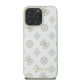 3. Etui Guess Peony Script Logo MagSafe na iPhone 16 Pro - białe