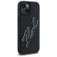 4. Etui Karl Lagerfeld 3D Rubber Signature na iPhone 15 - czarne