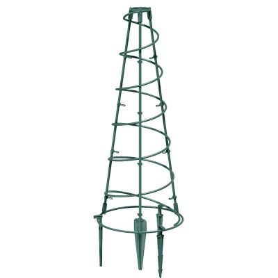 7. PODPORA DO ROŚLIN FLOO SUPPORTS STOŻKOWA 25X60CM ZIELONY LEŚNY