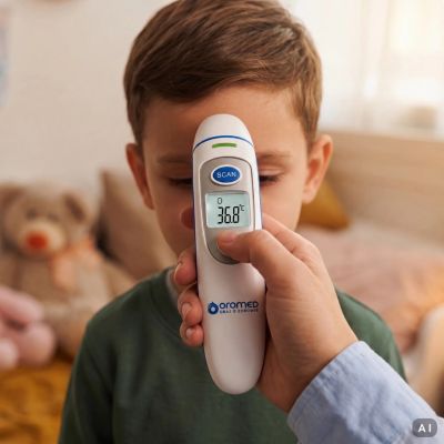 8. Termometr elektroniczny na podczerwień ORO-BABY SMART OROMED