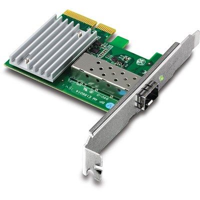 2. Karta sieciowa - PCIe 2.0 x4 Low Profile - 10 Gigabit SFP+ - TRENDnet TEG-10GECSFP
