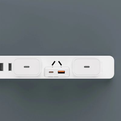 7. Ładowarka sieciowa GaN Dudao A30EUT 30W USB-A / USB-C + kabel USB-C - USB-C - biała