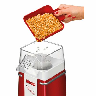 5. Unold Classic urządzenie do robienia popcornu Czerwony, Srebrny, Biały 900 W