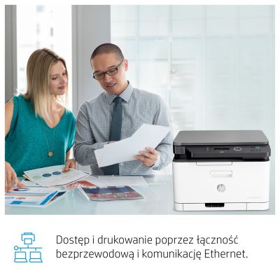15. Urządzenie wielofunkcyjne HP Color Laser MFP 178nw 4ZB96A (laserowe, laserowe kolor; A4; Skaner płaski)
