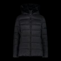 Kurtka zimowa damska CMP z kapturem sportowa ocieplana czarna (34K0036F/U901)