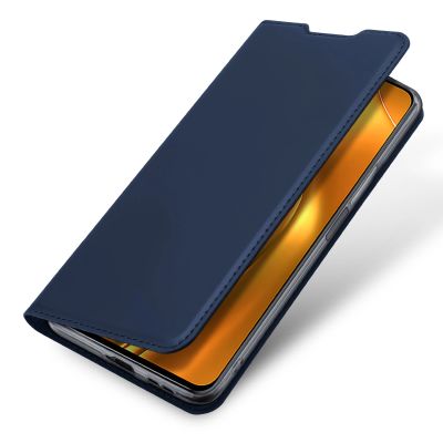 4. Dux Ducis Skin Pro kabura etui pokrowiec z klapką Xiaomi Poco F4 5G niebieski
